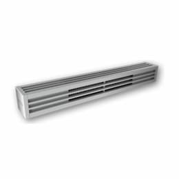 300W 3-ft Mini Architectural Baseboard Heater, 35 Sq Ft, 1024 BTU/H, 277V, Aluminum