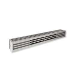600W Aluminum Mini Baseboard Heaters, 100W/Ft, 120V, White
