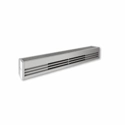 2000W Architectural Baseboard Heater, 250W/Ft, 480V, Soft White