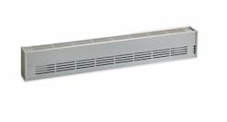 2-ft 600W High-Density Aluminum Baseboard Heater, 50 Sq.Ft, 2048 BTU/H, 277V, White
