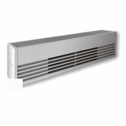4-ft 2000W High-Density Aluminum Baseboard Heater, 250 Sq.Ft, 6825 BTU/H, 480V, White