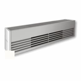 6-ft 1800W High-Density Aluminum Baseboard Heater, 250 Sq.Ft, 6143 BTU/H, 480V, White