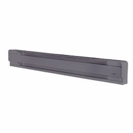 1.5-ft 300W Brava Electric Baseboard, 1024 BTU/H, 208V/240V, Charcoal