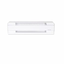 500W Electric Baseboard Heater, 250 Sq Ft, 1706 BTU/H, 208V, High Altitude, Soft White