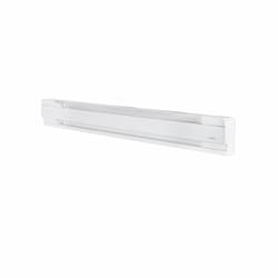 5-ft 1250W Brava Baseboard Heater, 4266 BTU/H, 120V, White