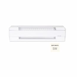 1250W 5-ft Electric Baseboard Heater, 250 Sq Ft, 4266 BTU/H, 240V, Soft White