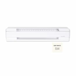 6-ft 1500W Brava Electric Baseboard, Up To 175 Sq.Ft, 5119 BTU/H, 240V, Soft White