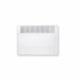 3000W Cabinet Heater w/ Built-in Thermostat, 480V, 10238 BTU/H, White