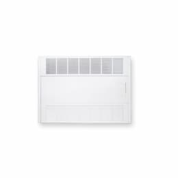 4000W Cabinet Heater w/ Built-in Thermostat, 480V, 13684 BTU/H, White