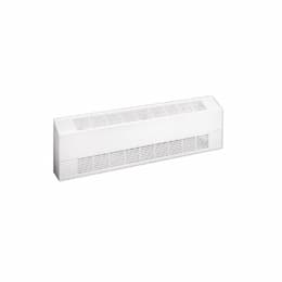 4800W Sloped Architectural Cabinet Heater, 600W/Ft, 240V, White