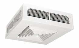 3000W Dragon ADR-II Ceiling Fan Heater, 240 V Cont, Thermostat, Silica White