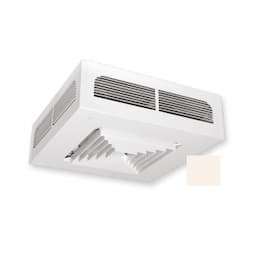 2000W Dragon Ceiling Fan Heater w/ Thermostat, 450 CFM, 6825 BTU/H, 480V, Soft White
