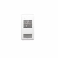 1500W Pulsair Wall Fan Heater w/ Switch, Double Pole, 75 CFM, 5119 BTU/H, 120V, White