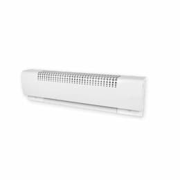 36in 800W/600W Baseboard Heater, 240V/208V, White