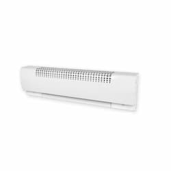 42in 1000W/750W Baseboard Heater, 240V/208V, White