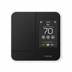 4000W Zigbee Smart Programmable Controller Thermostat, 240V, Black