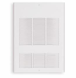 12000W Wall Fan Heater, Triple Unit, 240V, Built-in Thermostat, Silver