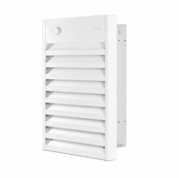 2000W Aluminum Wall Fan Heater w/ 24V Control, Single Unit, 6825 BTU/H, 277V, Off White