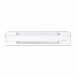 2250W/1690W Electric Baseboard Heater, 240V/208V, Soft White