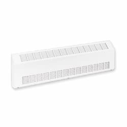 1200W Sloped Commercial Baseboard Heater, Medium Density, 480V, White