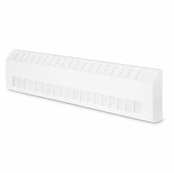 1200W 6-ft Sloped Commercial Baseboard Heater, 200W/Ft 4095 BTU/H, 277V, Off White