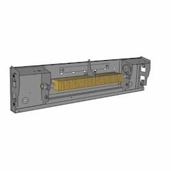 2in. Joiner Strip for DBI Aluminum Draft Barrier, Anodized Aluminum