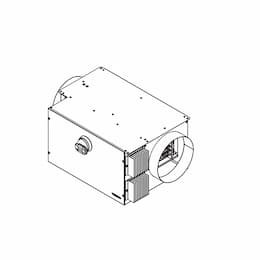 6in Plenum Kit for MUAA Series Duct Heaters, 40 Amp