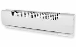 1500W SBB Baseboard Heater, 240 V, 72 Inch, Low Density, Silica White
