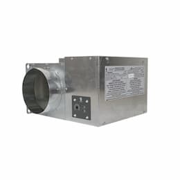 2000W Round Duct Heater w/ Disconnect Switch, 10" Duct, 240V, 50 CFM