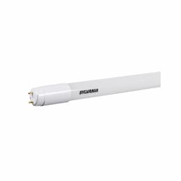 4-ft 12W LED T8 Tube, Hybrid, G13, 1800 lm, 5000K, Frosted