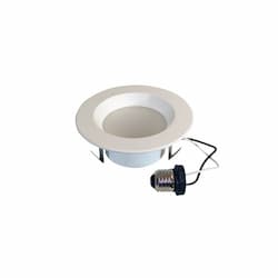 4" 7.5W LED Downlight, 65W Inc. Retrofit, Dim, E26, 600 lm, 3000K