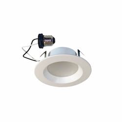 4" 8W LED Baffle Reflector Downlight, 65W Inc. Retrofit, Dim, E26, 675 lm, 2700K