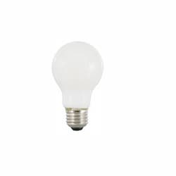 11W Natural LED A19 Bulb, 0-10V Dimmable, E26, 1100 lm, 120V, 2700K, Frosted