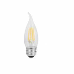 5.5W Natural&trade; LED B10 Bulb, Bent Tip, 0-10V Dim, E26, 500 lm, 120V, 5000K, Clear