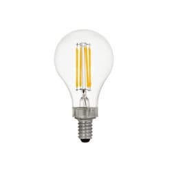 5.5W LED A15 Bulb, Dimmable, E12, 450 lm, 120V, 2700K, Clear