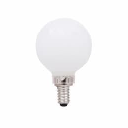 LEDVANCE Sylvania 4.5W LED G16.5 Bulb, Dimmable, E12, 350 lm, 120V, 2700K, Frosted