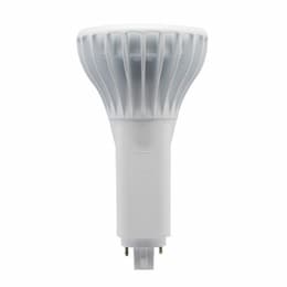 15W LED Pin Base Lamp, Plug & Play, Vertical, 120V-277V, 3000K