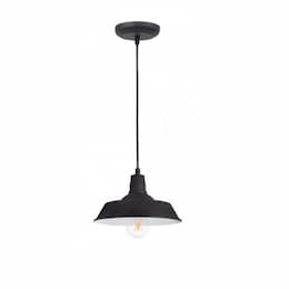 8.5W LED Hudson Pendant Light, Dim, 800 lm, 2700K, Black