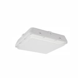 12" 35W LED Canopy Light, Square, 150W MH Retrofit, Dim, 4725 lm, 120-277V, 4000K, White