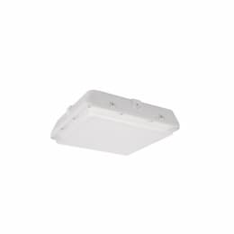 12" 45W LED Canopy Light, Square, 175W MH Retrofit, 6075 lm, 120-277V, 5000K, Bronze