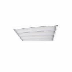 1x2 100W LED Linear High Bay, 250W MH Retrofit, Aisle, 120V-277V, 4000K