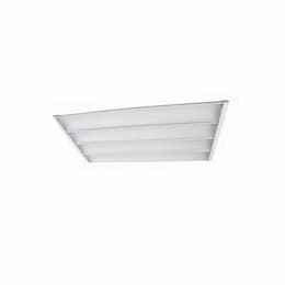 1x4 100W LED Linear High Bay w/ Sensor, 250W MH Retrofit, Wide, 120V-277V, 5000K