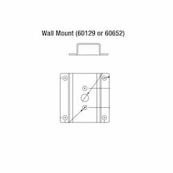 Wall Mount Bracket for Area Lights, White