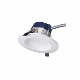 6-in 9W LED Downlight, Dimmable, 700 lm, 120V-277V, 3500K, White