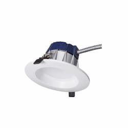 12W LED Recessed Downlight, Dimmable, 18W CFL Retrofit, 900 lm, 3000K, White
