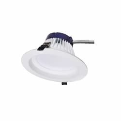 8-in 57W LED Recessed Downlight, 0-10V Dimmable, 5000 lm, 120V-277V, 3000K