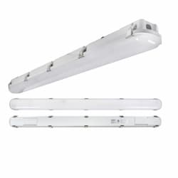 4-ft 39W Vapor Tight Light, 5000 lm, 120V-277V, 4000K