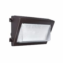 40W LED Wall Pack, Dimmable, 5400 lm, 120V-277V, Selectable CCT, Bronze