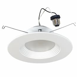 5/6-in 8.5W LED Downlight, Smooth, 675 lm, 120V, 4000K