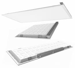 30/35/45W 2X4 LED Flat Panel, Back-lit, 120V-277V, Selectable CCT